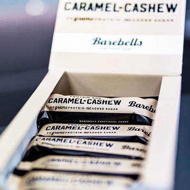 * DOUBLE TROUBLE * Sweden Barebells Caramel Cashew Protein Bar ( 2 cartons / 24 bars)